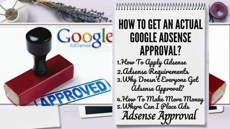 22 Aliens Tips To Obtain an Actual Successful Google Adsense Approved 1. How To Apply To Google Adsense Also Actually Get Approved? Aliens Tips 2. Why Doesn’t Everyone Get Adsense Approval? 3. What Is Google Adsense Requirements? 4. How To Apply For Google Adsense? 5. How To Prepare Google Adsense Verified 6. add the Google Adsense code 7. How To Make More Money With Google Adsense? 9. Manual Tests And Placement 10 Automatic Tests And Placing 11. Where Can I Find Adsense Policies? Aliens Tips 12. Do I Need a Gmail Account? 13. Where Can I Place Ads On My Blog Post? 14. What Size Ad Units Make Better Return To My Site? Aliens Tips 15. Can I Get Approved On A “Blogger” Website? 16. Do I Need To Have A Particular Alexa Rank? 17. What Email Address Should I Use To Apply? 19. What Can I Expect To Make In Considerations To Adsense Earnings? 20. Do I Have To Use WordPress? 21. May I Use other Methods Of Monetization in The Same Time? Aliens Tips 22. Are There Any Adsense Alternatives?