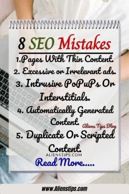 8 Mistakes To Remove From Your Website Immediately Harm Seo-Ranking How to Fix It For BEGINNER Blogger)-Aliens Tips