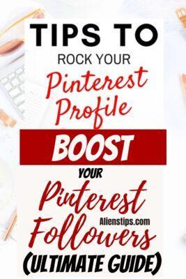 How To Increase Your Pinterest Followers 4X On a Week [The Ultimate Guide] pinterest followers Aliens Tips