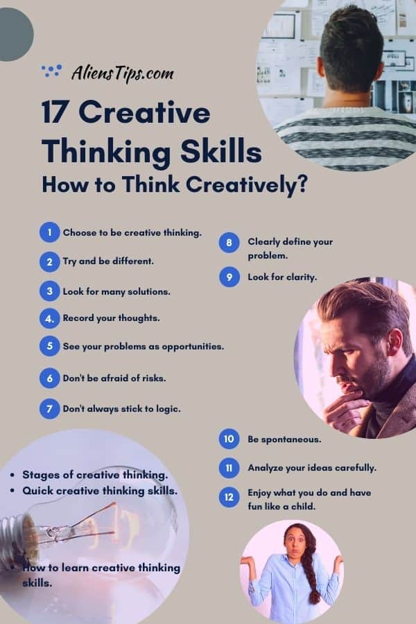 17 Aliens Creative Thinking Skills How to Think Creatively