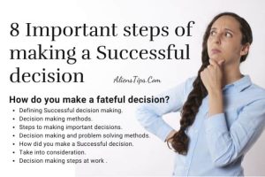 8 Aliens Steps of decision making | How do you make a fateful decision? AliensTips.com