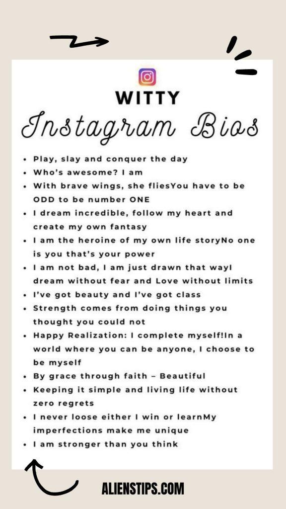 What Are Some Of The AMAZING [INSTAGRAM BIOS]? Instagram bio Aliens Tips